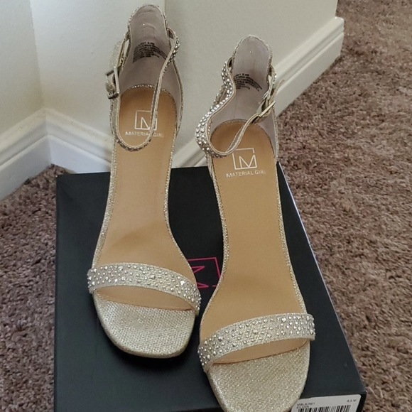 Material Girl Shoes - Stunning NEW ankle strap heels 👠 NWT